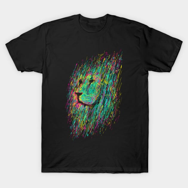 Unfinished Lion T-Shirt by opawapo